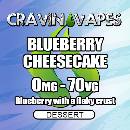 Cravin Vapes Blueberry Cheesecake
