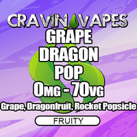 Cravin Vapes Grape Dragon Pop