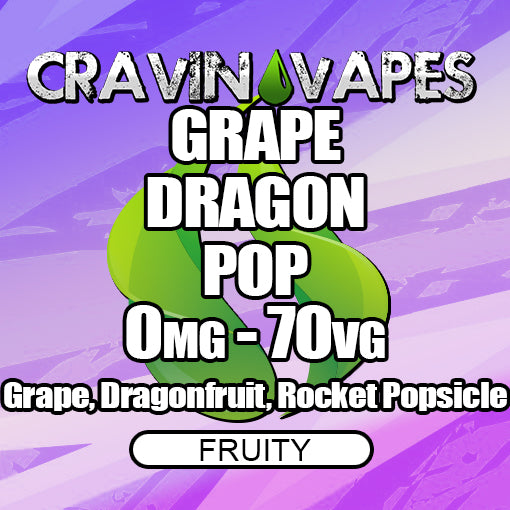 Cravin Vapes Grape Dragon Pop