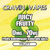 Cravin Vapes Juicy Fruity