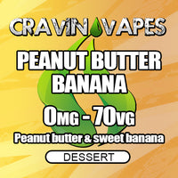 Cravin Vapes Peanut Butter Banana