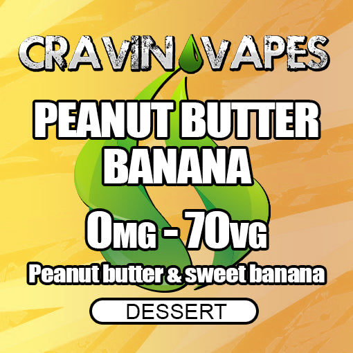 Cravin Vapes Peanut Butter Banana