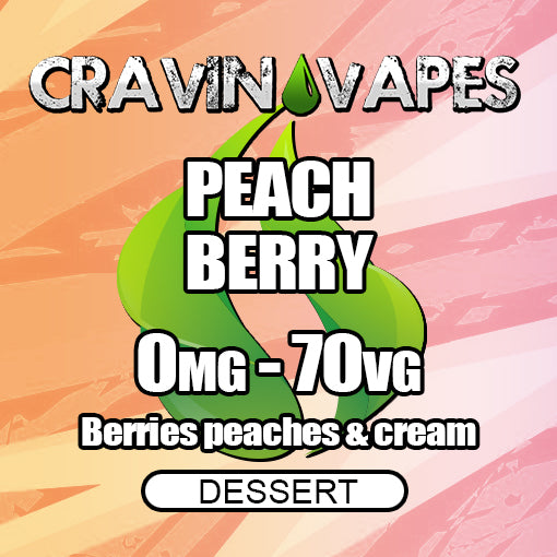 Cravin Vapes Peach Berry