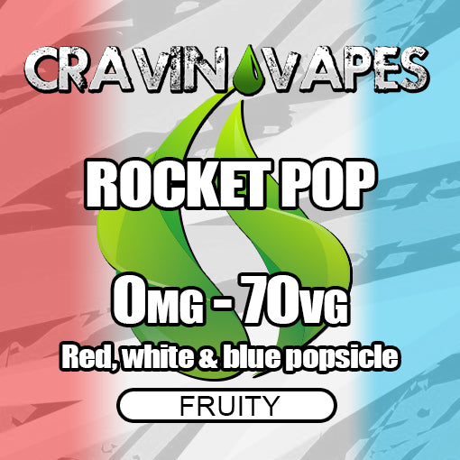 Cravin Vapes Rocket Pop Licensed E Liquid Manufacturing Cravin Vapes Rocket Pop Licensed E Liquid Manufacturing