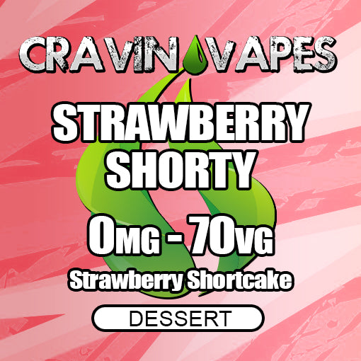 Cravin Vapes Strawberry Shorty Licensed E Liquid Manufacturing Cravin Vapes Strawberry Shorty Licensed E Liquid Manufacturing